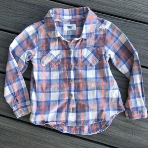 EUC 3T plaid button up